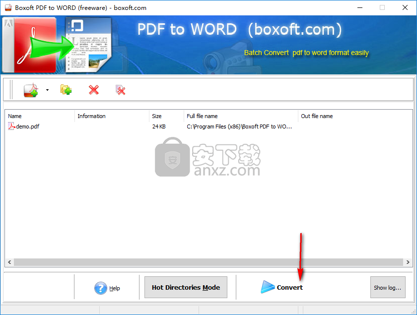 Boxoft PDF to Word(PDF转Word转换器)