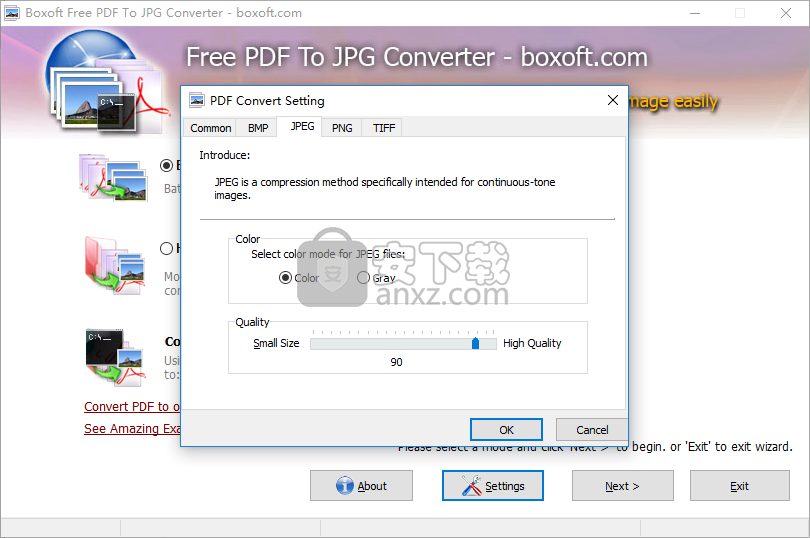 Boxoft PDF To JPG Converter(PDF转JPG转换器)