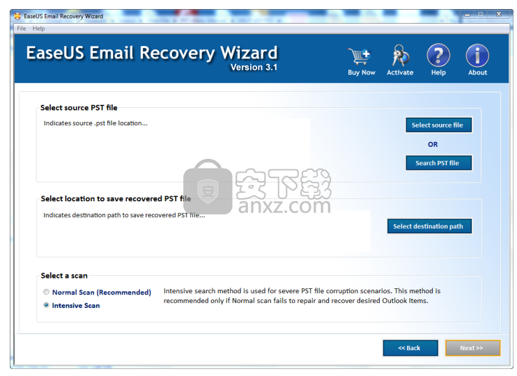 EaseUS Email Recovery Wizard(Outlook邮件恢复工具)