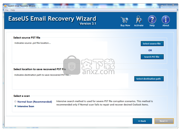 EaseUS Email Recovery Wizard(Outlook邮件恢复工具)