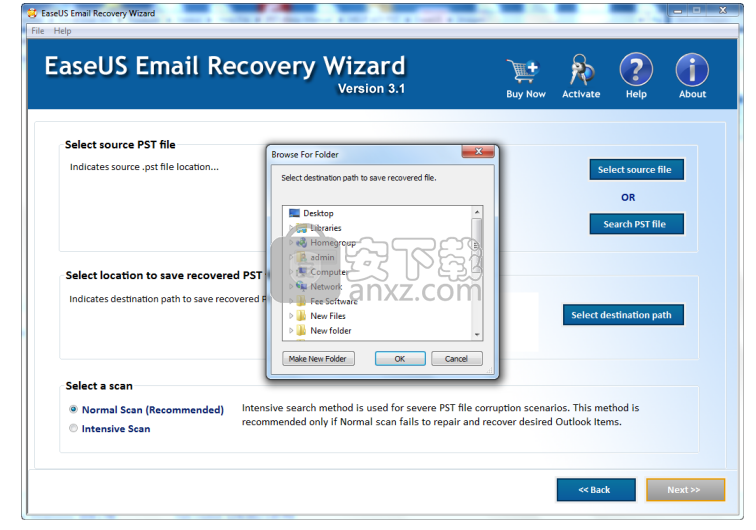 EaseUS Email Recovery Wizard(Outlook邮件恢复工具)