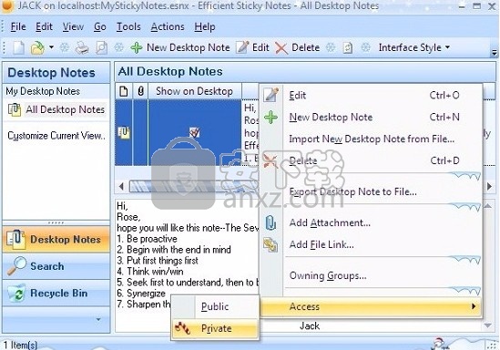 Efficient Sticky Notes Pro(多功能桌面便签工具)