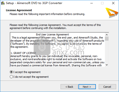 Aimersoft DVD to 3GP Converter(DVD转3GP转换器)