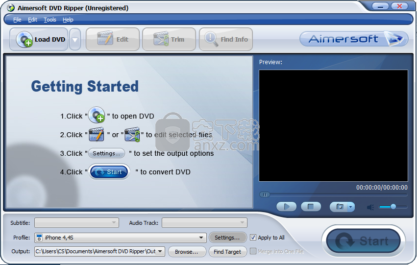 Aimersoft DVD Ripper(DVD翻录工具)