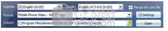 Aimersoft DVD to 3GP Converter(DVD转3GP转换器)