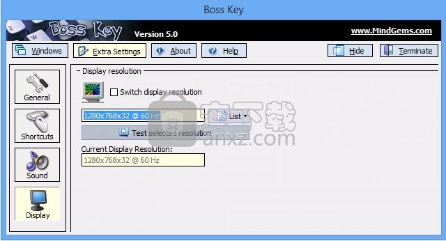 Boss Key(桌面窗口与文件隐藏工具)