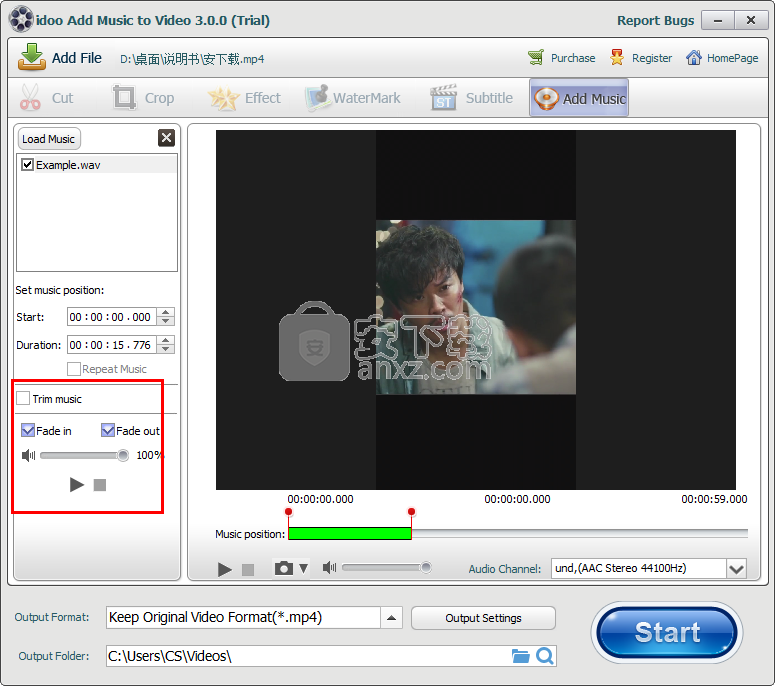idoo Add Music to Video(视频添加音乐软件)