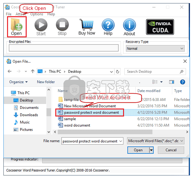 Cocosenor Word Password Tuner(Word密码恢复软件)