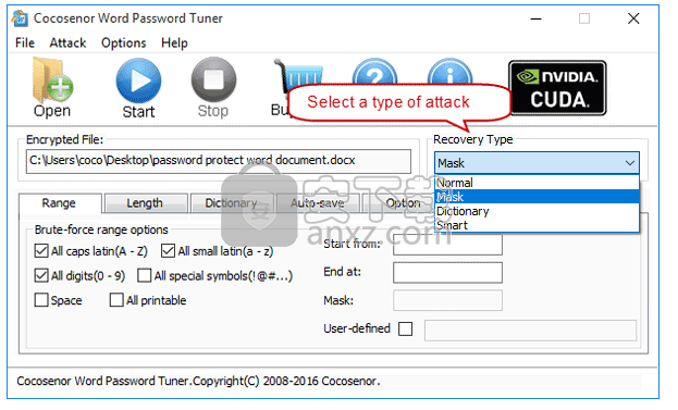 Cocosenor Word Password Tuner(Word密码恢复软件)