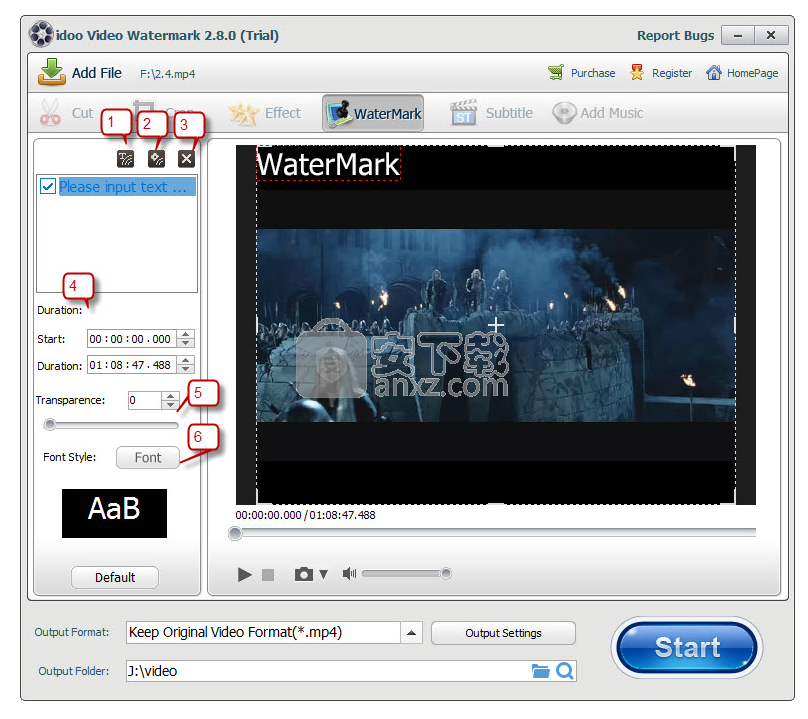 idoo Video Watermark(视频加水印软件)