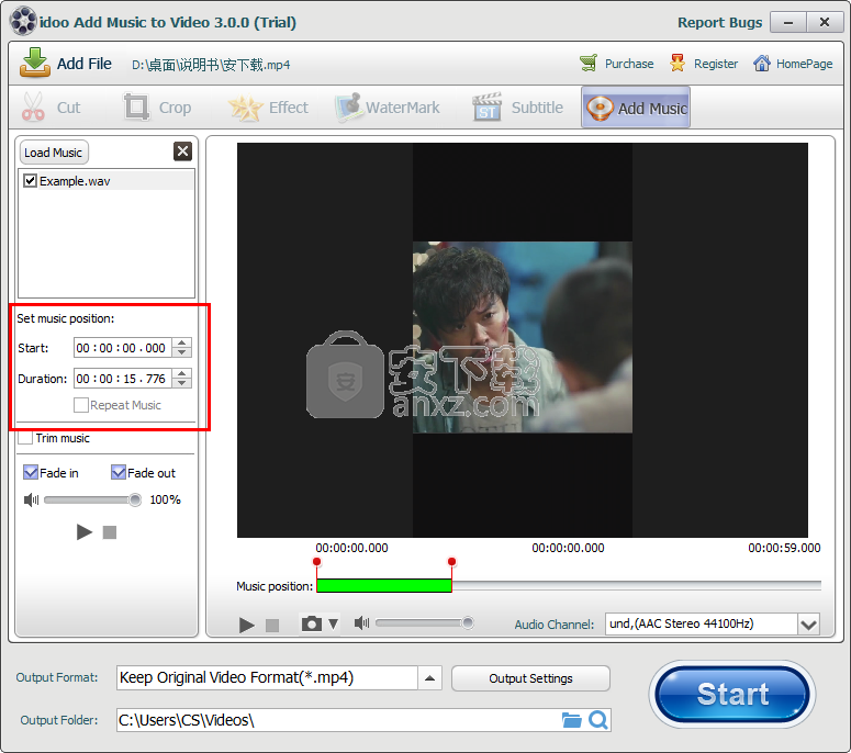 idoo Add Music to Video(视频添加音乐软件)