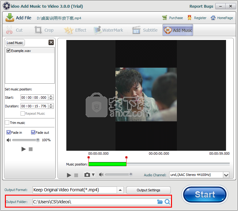 idoo Add Music to Video(视频添加音乐软件)