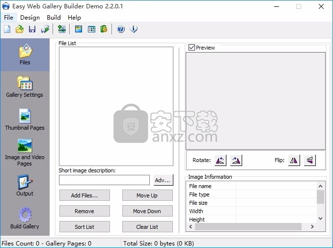 Easy Web Gallery Builder(HTML图库与幻灯片制作)