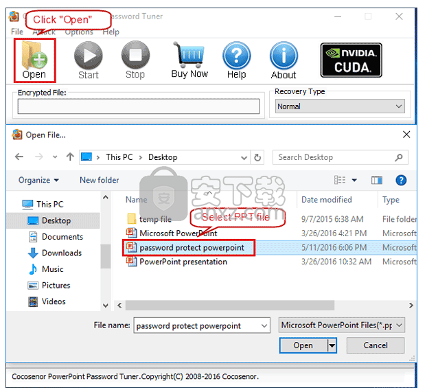 Cocosenor PowerPoint Password Tuner(PPT密码恢复软件)