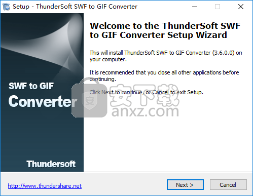 ThunderSoft SWF to GIF Converter(SWF转GIF转换器)