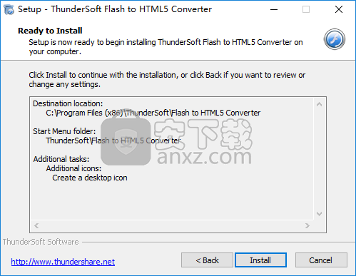 ThunderSoft Flash to HTML5 Converter(Flash转HTML5转换器)