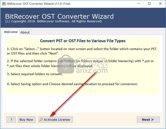 BitRecover OST Converter Wizard(OST格式转换工具)