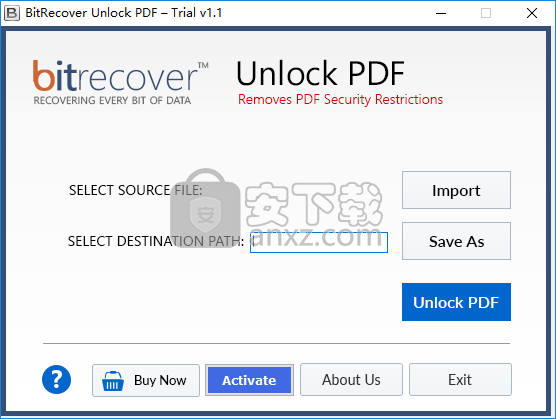 BitRecover Unlock PDF(pdf保护解除软件)