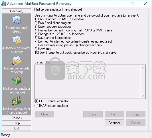 Mailbox Password Recovery(邮箱密码恢复工具)