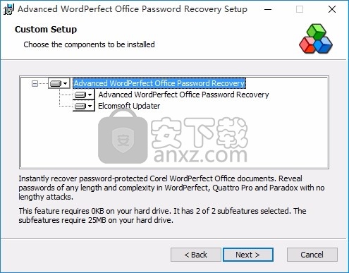 Advanced WordPerfect Office Password Recovery