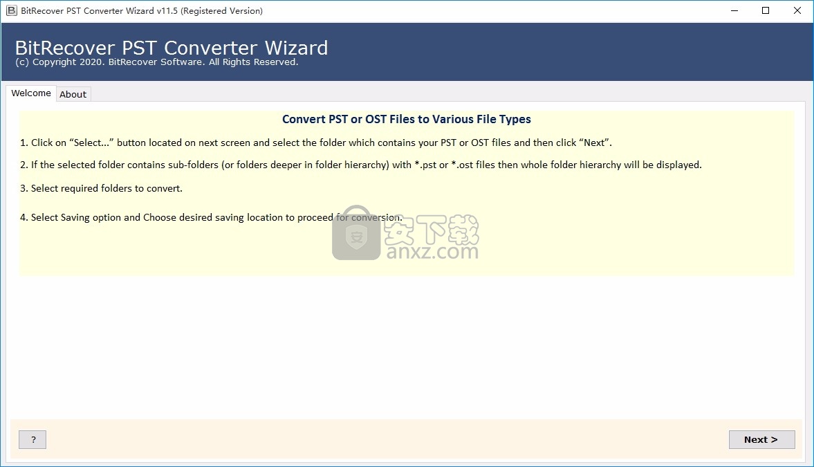 PST Converter Wizard(pst文件格式转换器)