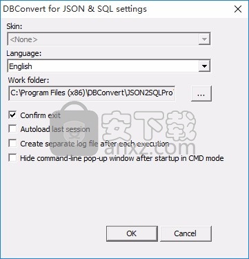 DBConvert for JSON and SQL(数据库文件转换工具)