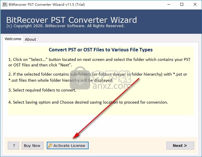 PST Converter Wizard(pst文件格式转换器)