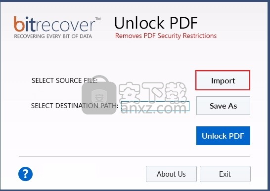 Unlock PDF Wizard(PDF文件解锁与密码更改)