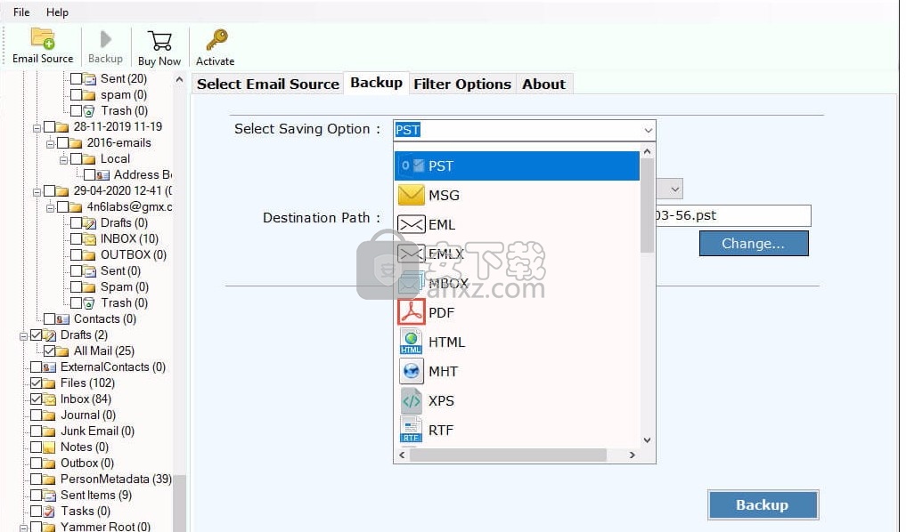 Office 365 Backup Wizard(Office 365数据备份)