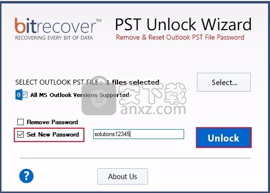 PST Unlock Wizard(PST文件解锁与密码更改工具)