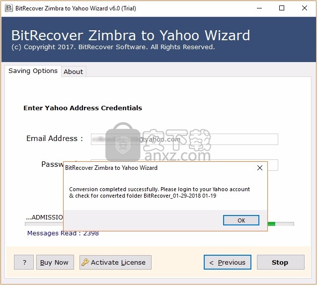 Zimbra to Yahoo Wizard(Zimbra转Yahoo)