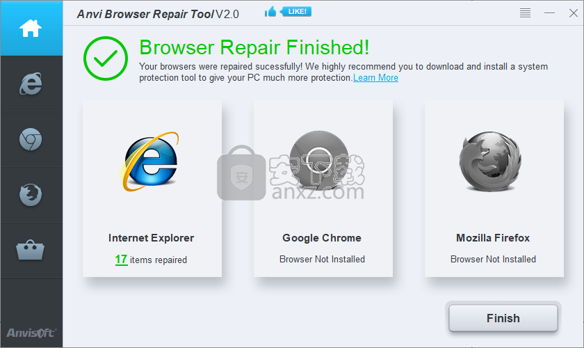 Anvi Browser Repair Tool(IE浏览器修复工具)