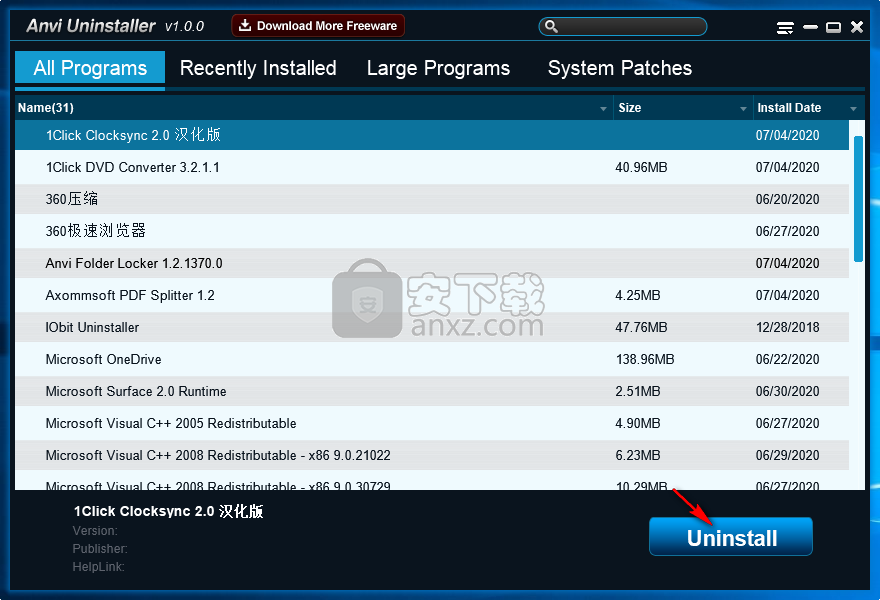 Anvi Uninstaller(软件卸载工具)