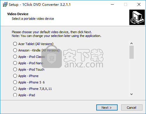 1CLICK DVD Converter(DVD视频格式转换器)