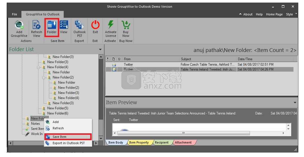 Shoviv Groupwise to Outlook Converter(Groupwise转outlook工具)