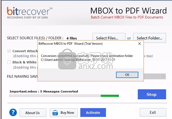MBOX to PDF Wizard(MBOX转PDF)