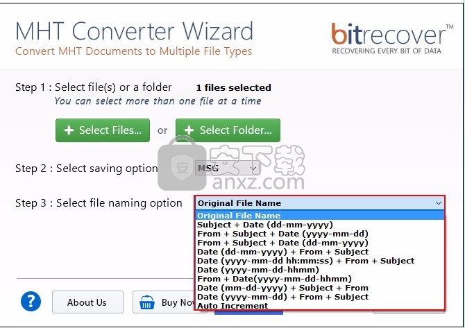 MHT Converter Wizard(MHT文件转换工具)