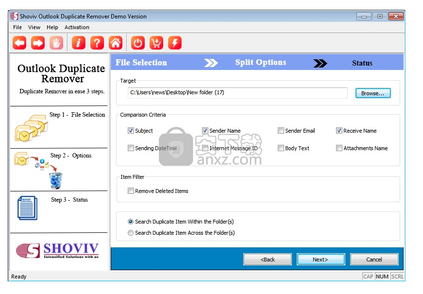 Shoviv Outlook Duplicate Remover(重复邮件删除工具)