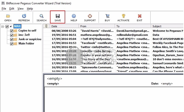 Pegasus Converter Wizard(Pegasus电子邮件转换)
