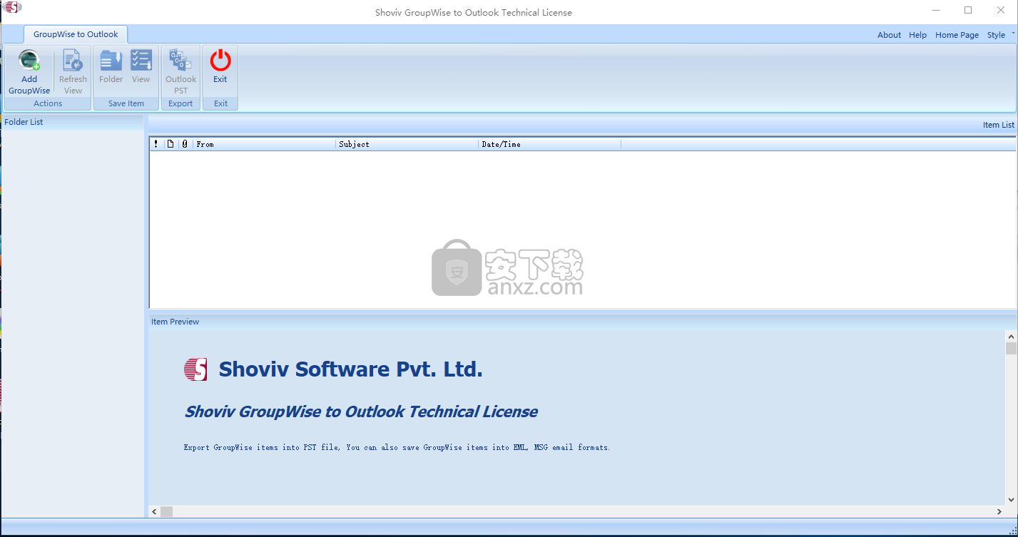 Shoviv Groupwise to Outlook Converter(Groupwise转outlook工具)