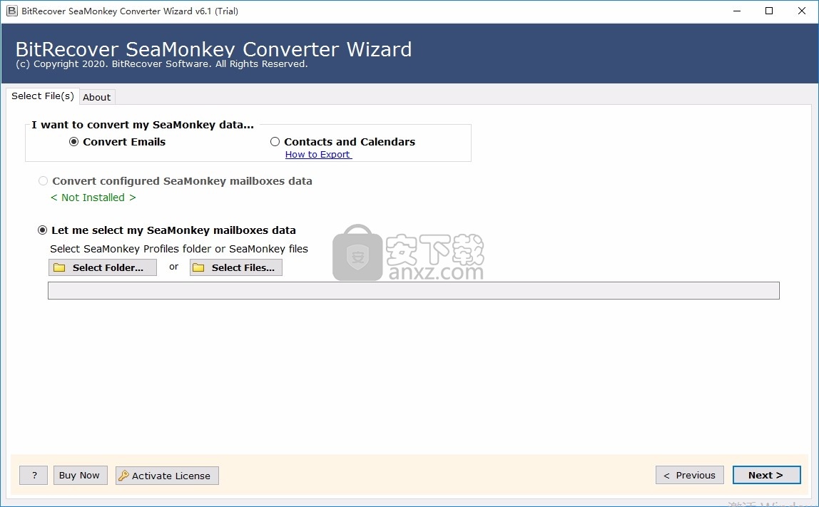 SeaMonkey Converter Wizard(SeaMonkey文件转换)