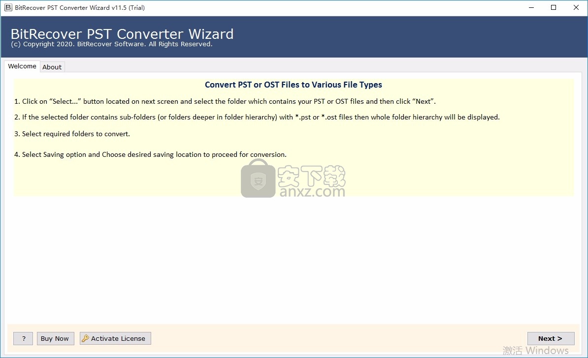 PST Contacts Wizard(PST Contacts文件转换工具)