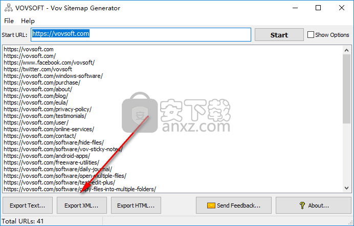 Vov Sitemap Generator(网站地图生成器)