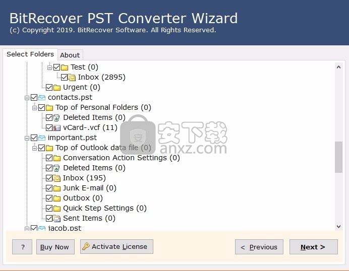 PST Contacts Wizard(PST Contacts文件转换工具)