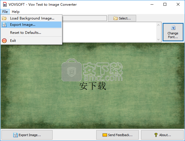 文字转图片工具(Vov Text to Image Converter)