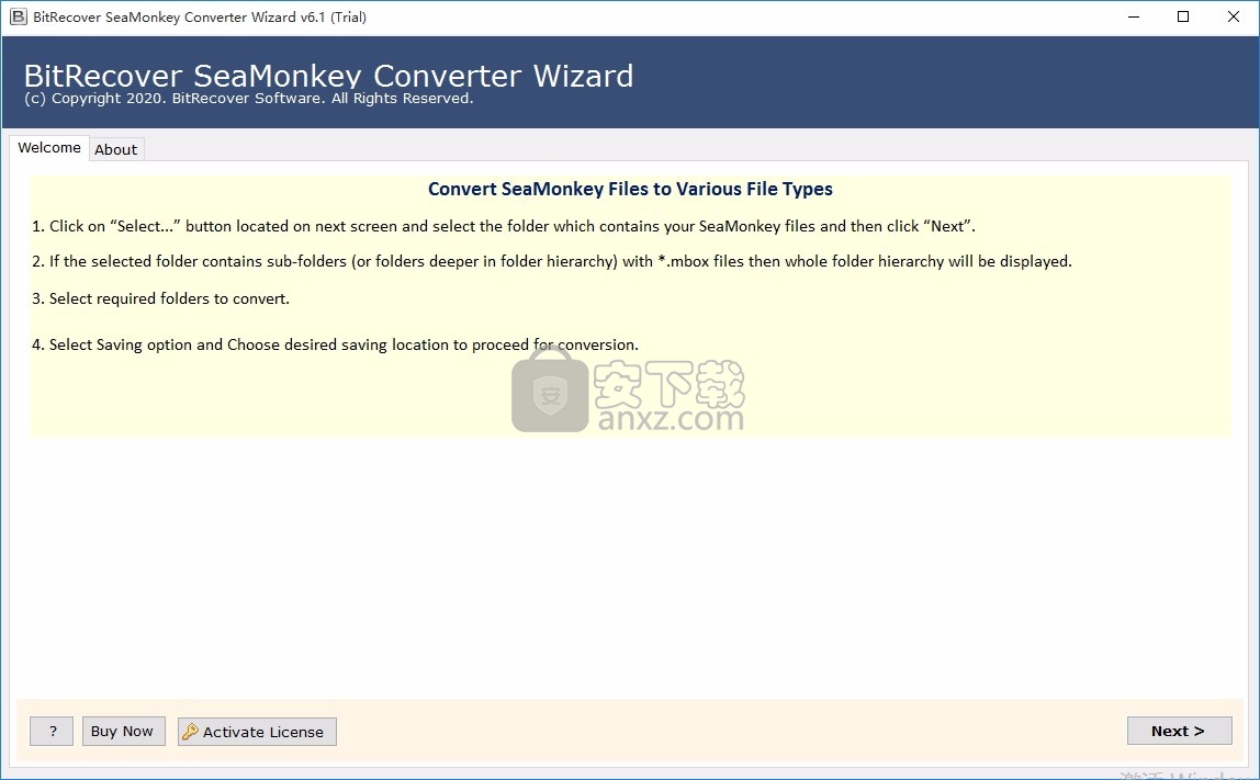 SeaMonkey Converter Wizard(SeaMonkey文件转换)