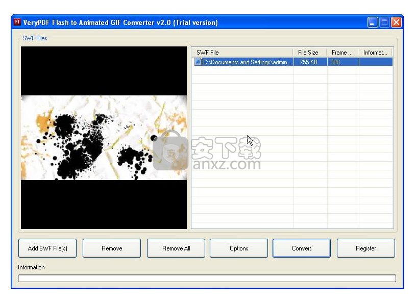 VeryPDF Flash to Animated GIF Converter(flash转gif转换器)