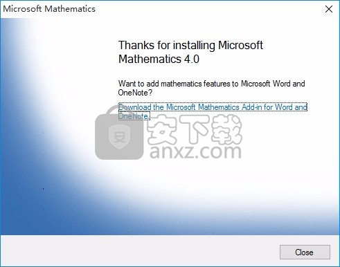 Microsoft Mathematics(微软数学软件)