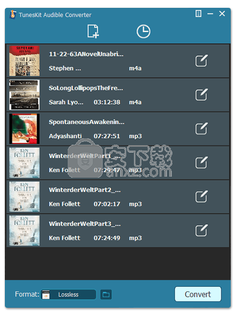 TunesKit Audible AA/AAX Converter(Audible有声读物转换器)