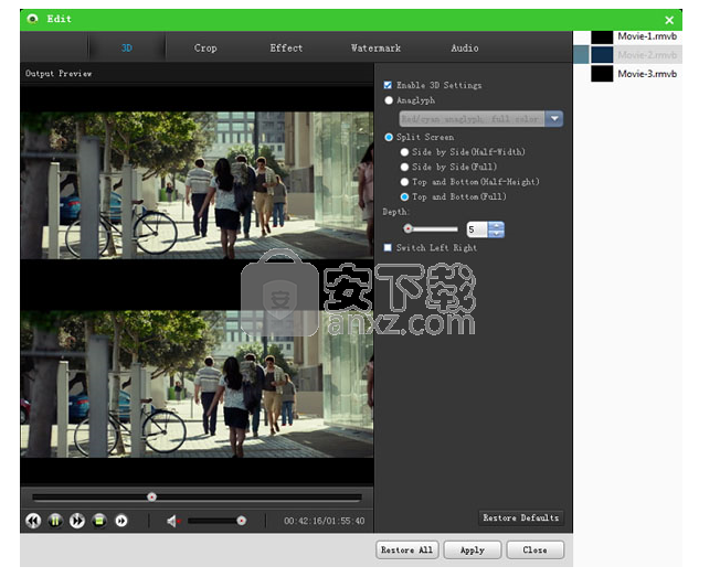 3D视频转换器(7thShare 3D Video Converter)